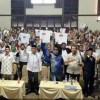 Ribuan relawan paslon no urut 3, ikuti bimtek di gedung Sanggariang.